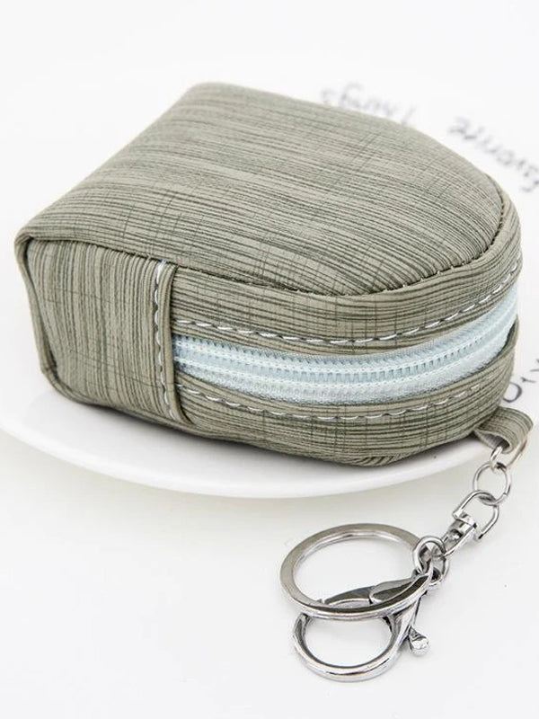 Mini Portable Coin Purse Keychain Bag Card Holder Bag