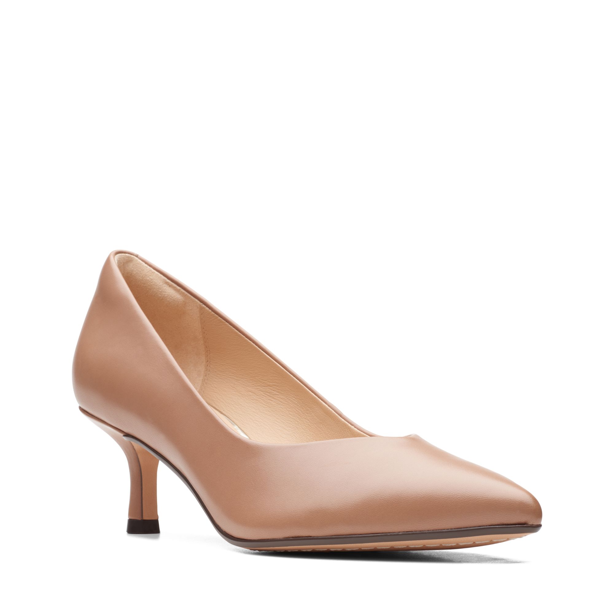 Women  Violet 55 Court Praline Leather