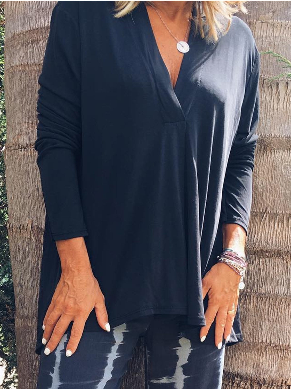 Sweet Solid Shirts & Tops