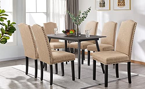 Dining Room Chairs Living Room Chairs with Rubber Wood Legs
