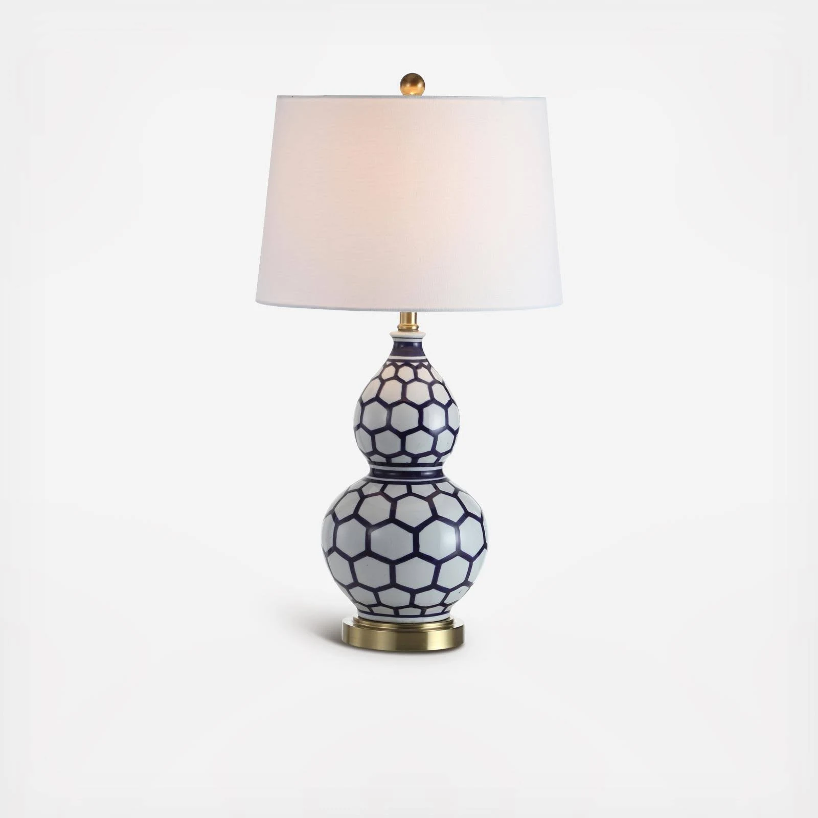 Safavieh Halona Blue White Table Lamp