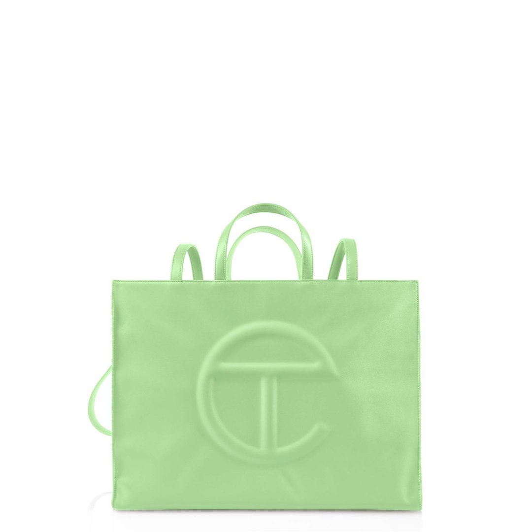 Large Double Mint Shopping Bag