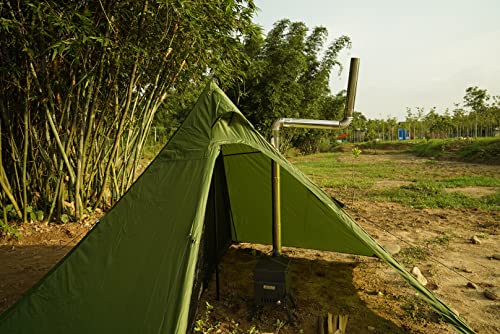 弯头管2个90度烟囱不锈钢室外野营烟道直径2.36“…