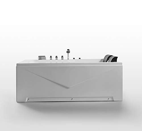 Alcove Whirlpool Bathtub Hydromassage Rectangular Jetted Soaking