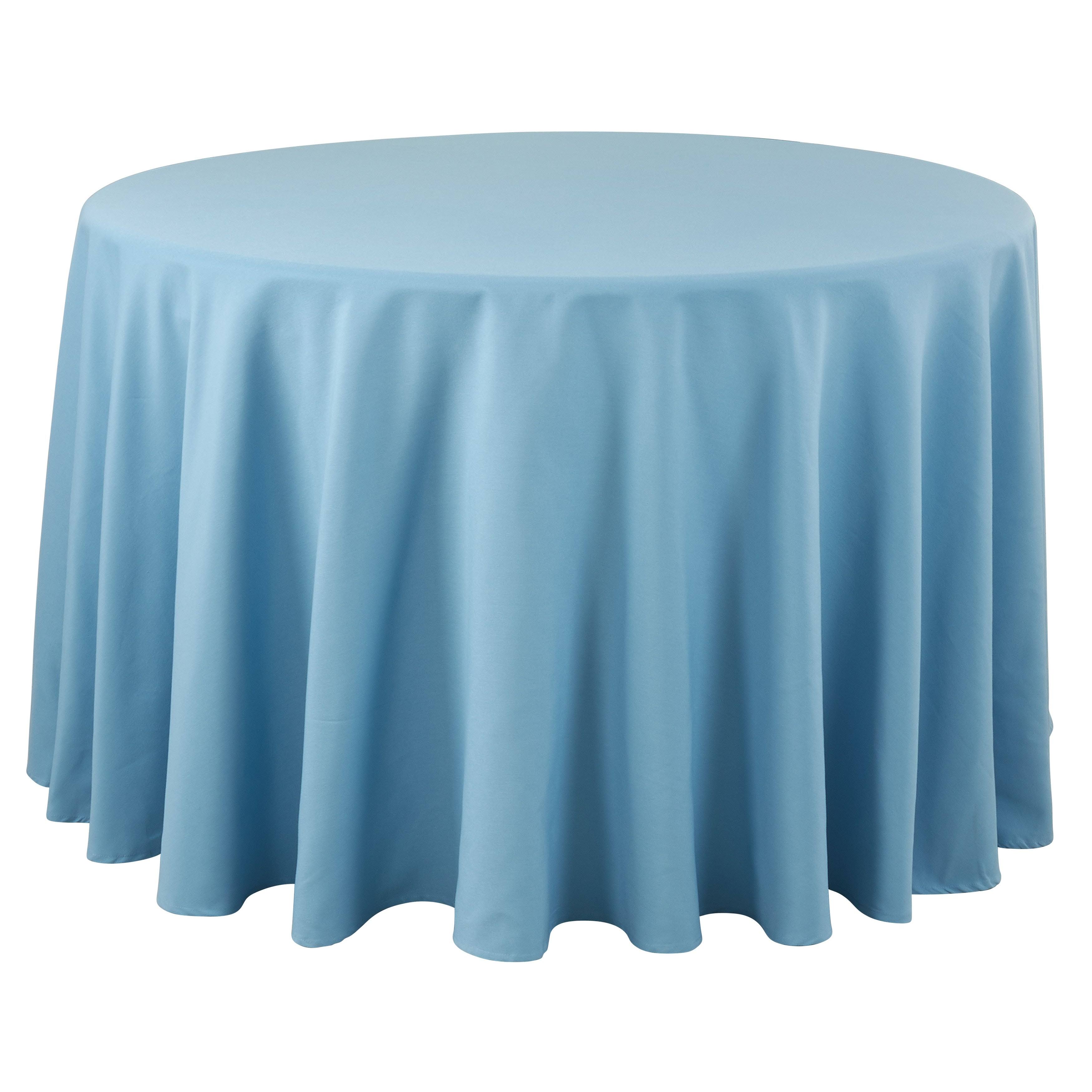 Saro 321.A65140B 65 x 140 in. Casual Design Everyday Oblong Tablecloth Aqua