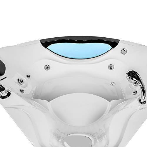 EMPV-JT319 Massage Bathtub, 59 Inch, Glossy White