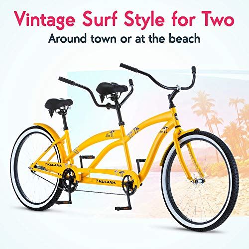 Lua Single Speed Tandem Cruiser Bike, 26-Inch Wheels