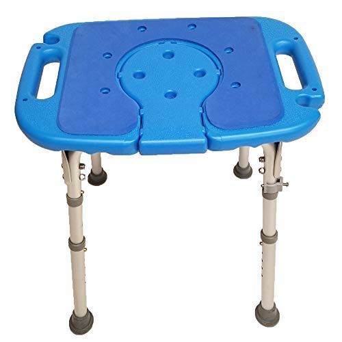 Padded with Cutout and Insert. Heavy Duty Shower Chair/Stool