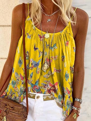 White Sleeveless Shift Shirts & Tops