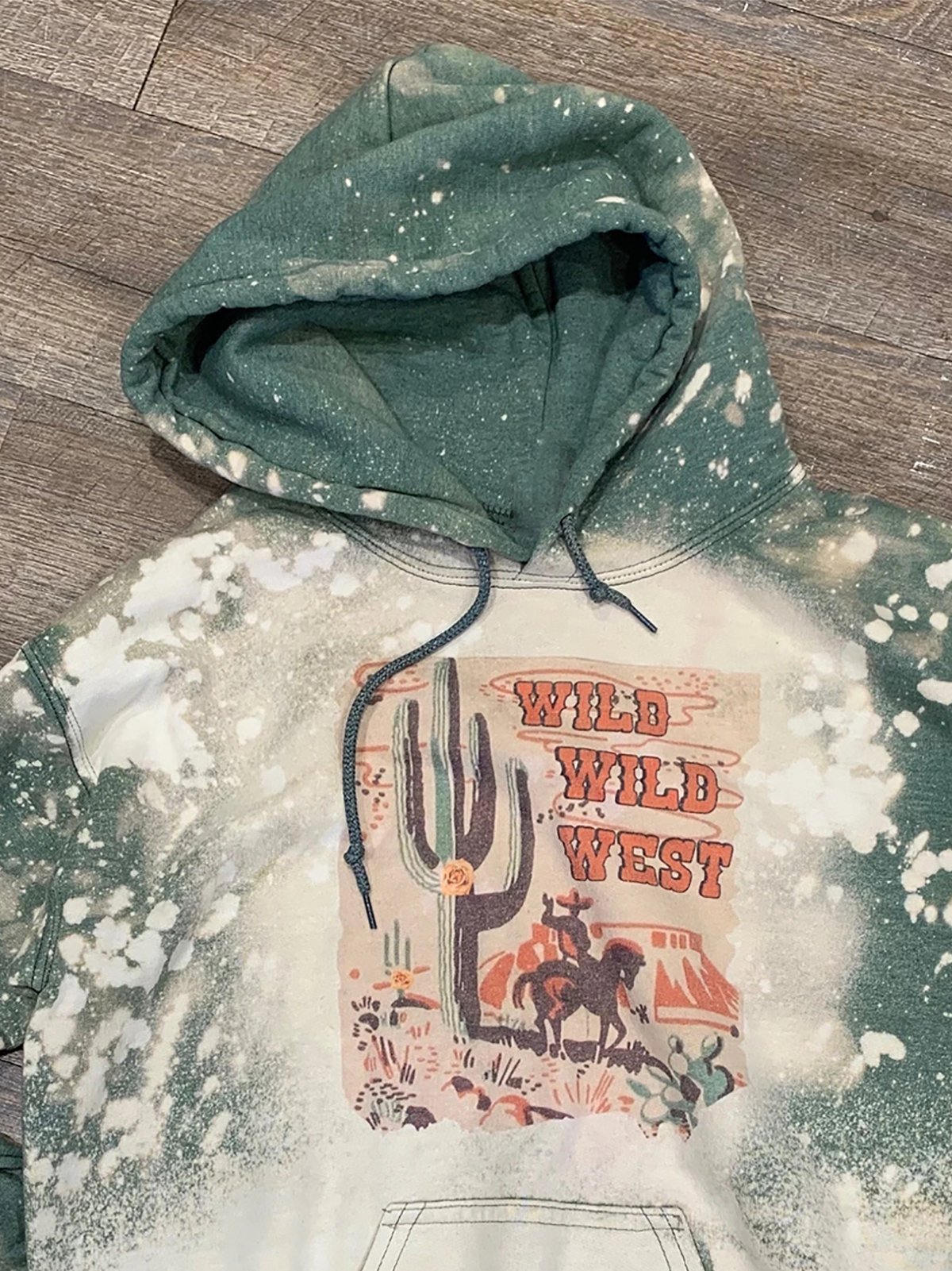 Printed Vintage Shift Tropical Sweatshirt