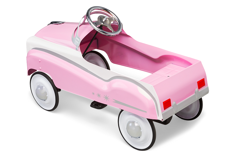 Classic Pedal Car �C Pink Convertible