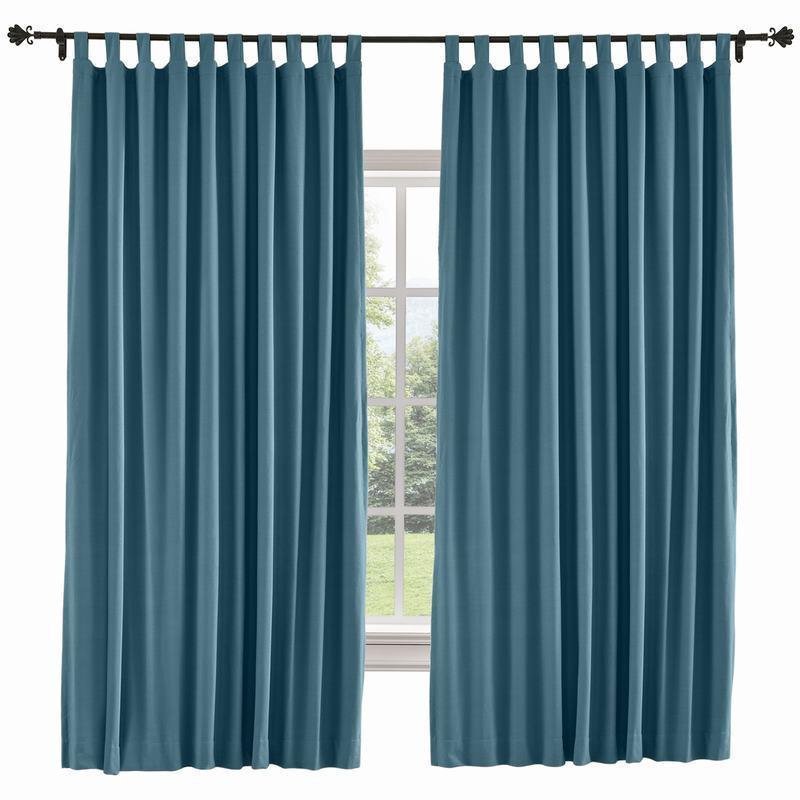 CAPRI Cotton Linen Polyester Curtain Drapery Custom