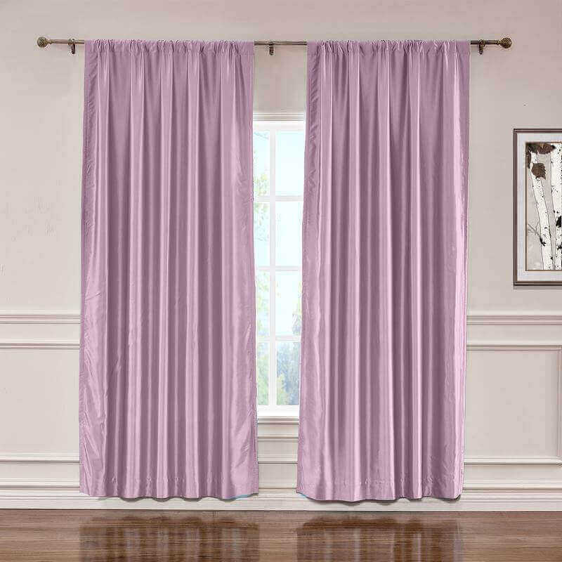 CUSTOM Lao Hang Zhou Smoky Plum Polyester Cotton Thermal Insulated Curtain