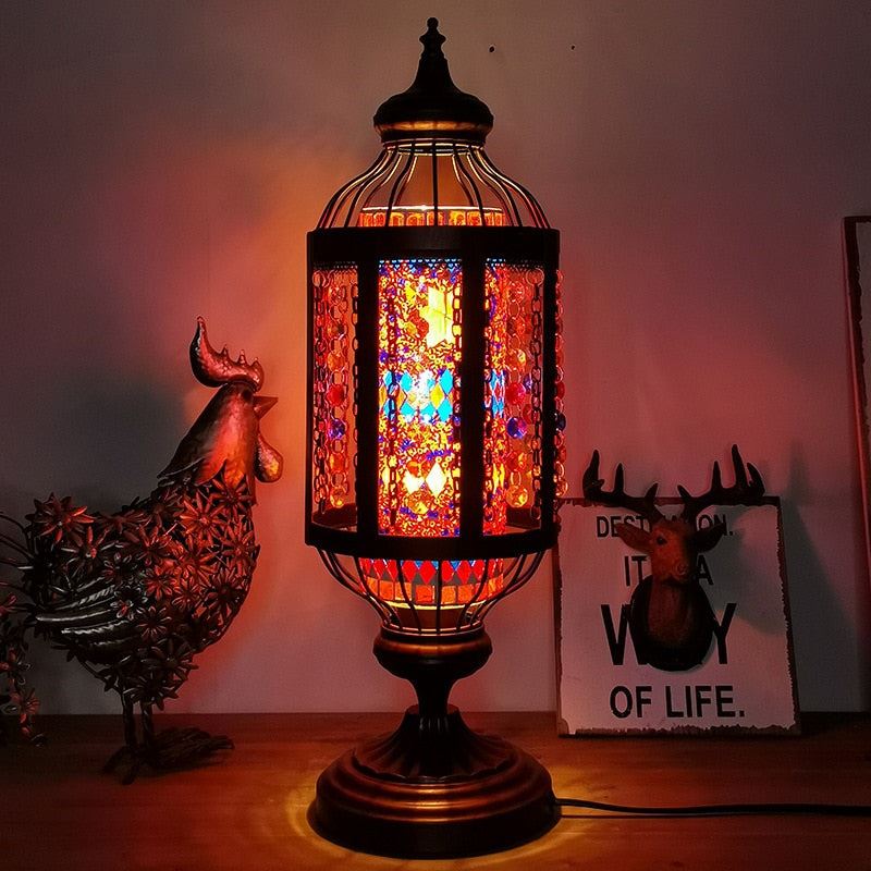 Tiffany Stained Glass Table Lamp Living Room Bedroom Cafe Restaurant Bar Table Lamp