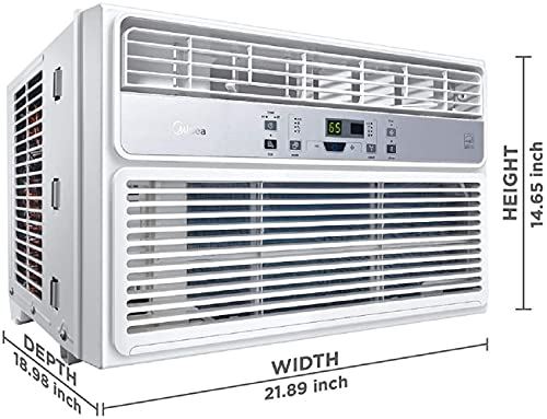 Window Air Conditioner, Fan-Cools with Cools, Circulates, Dehumidifies & Remote