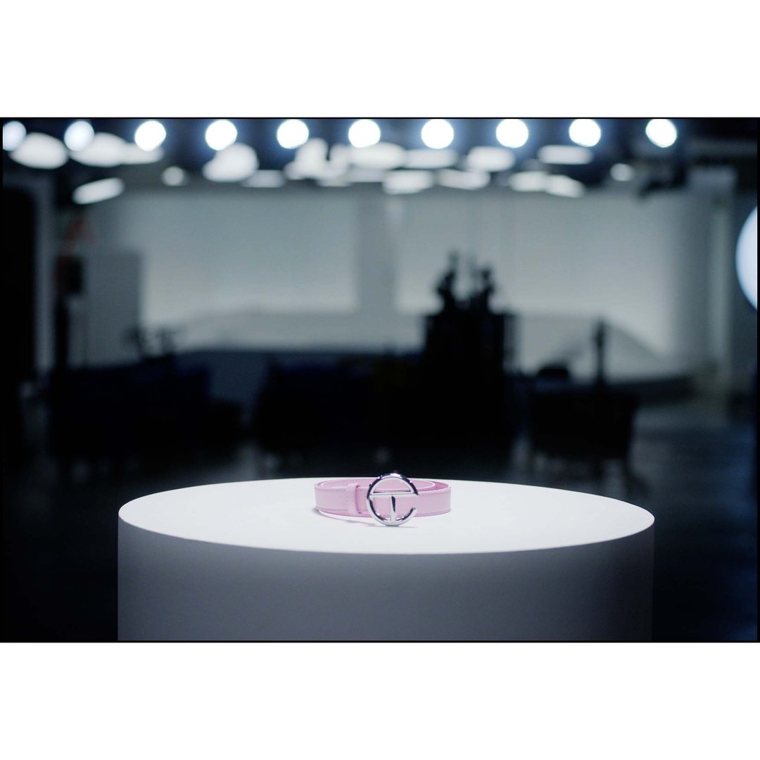 Logo Belt - Silver/Bubblegum