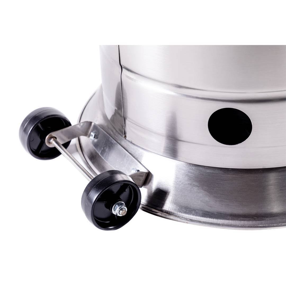 Legacy HEATING Standing Patio Heater, Stainless Steel