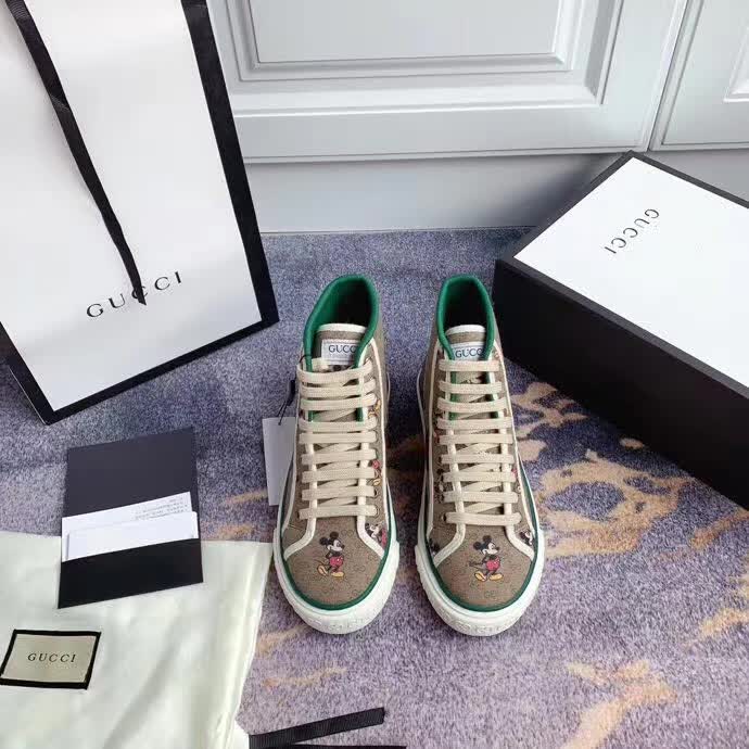 20秋季最新专柜款-古驰Gucci秋季新款1977系列高帮版！超经典好看 休闲运动百搭