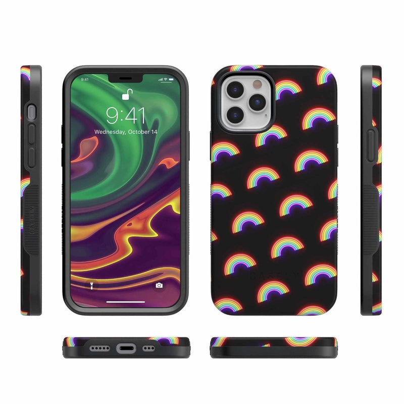 Endless Rainbows LED Print iPhone Case