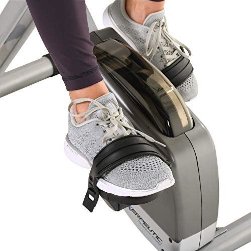 Exerpeutic Folding Magnetic Upright Exercise Bike