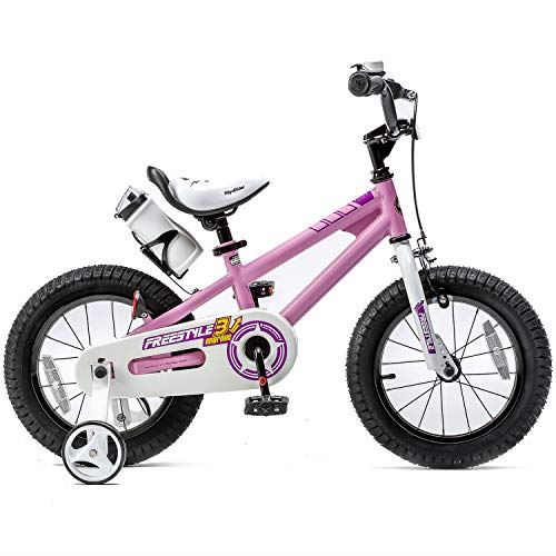 Kids Bike Boys Girls Freestyle BMX Bicycle with Training Wheels