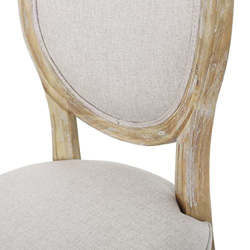 Christopher Knight Home Hilary French Country Fabric Dining Chairs (Set of 4)