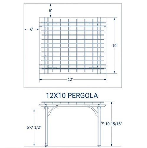Backyard Discovery 12�� by 10�� Cedar Pergola