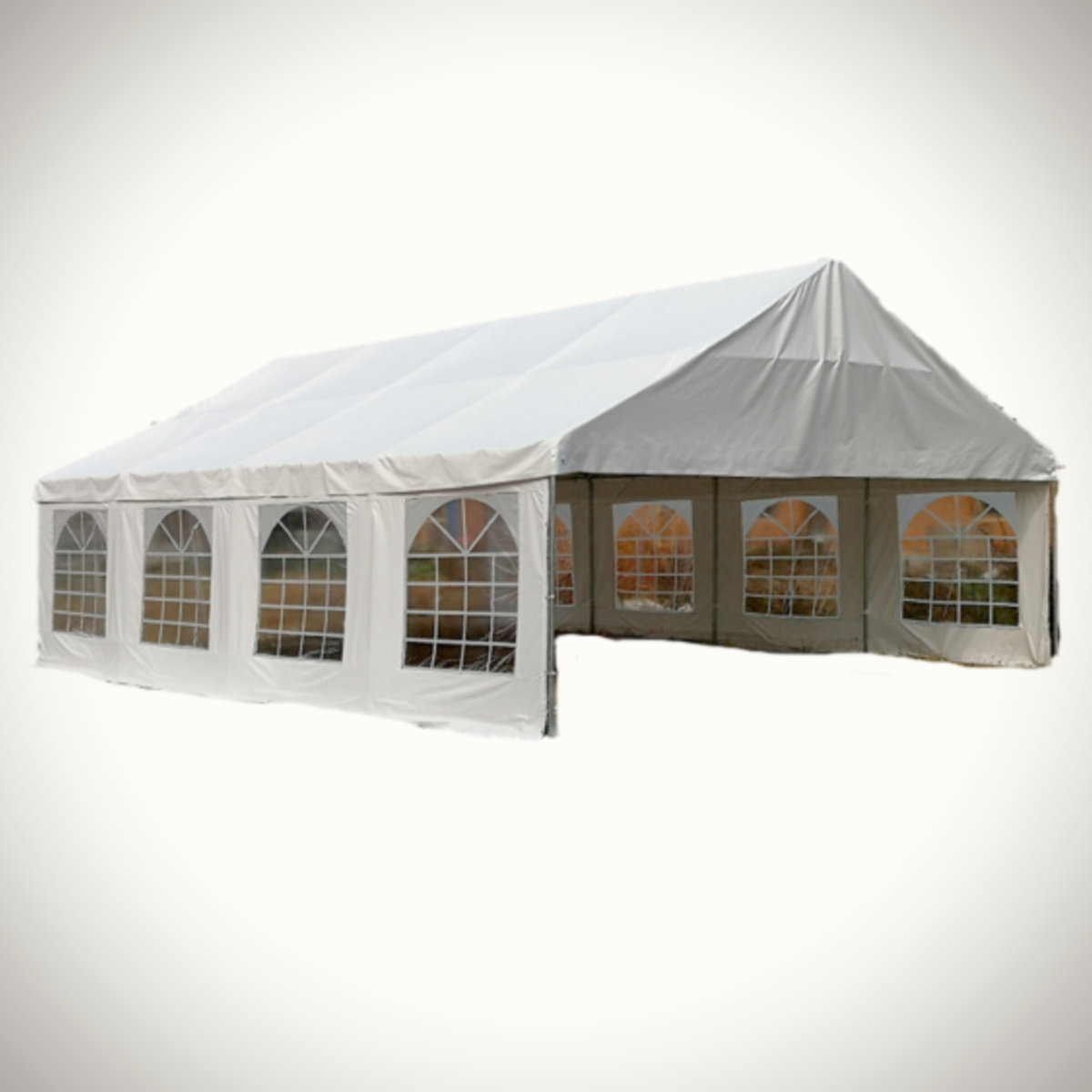 Shade Tree 20'x30' Heavy Duty Event, Party, Canopy Tent w/Sidewalls - White