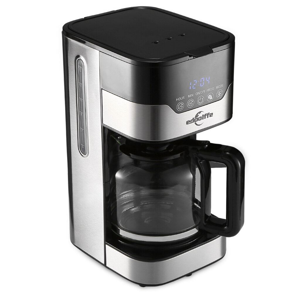 Smart Programmable Drip Coffee Machine with Glass Pot