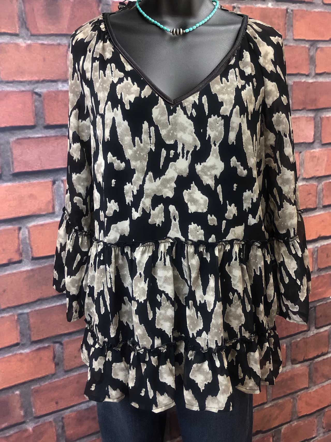 Floral Holiday Cotton-Blend Shirts & Tops