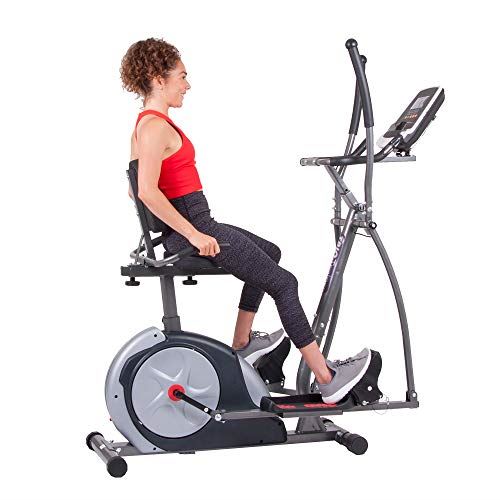 Body Champ 3-in-1 Home Gym, Upright Exercise Bike, Elliptical Machine & Recumbent Bike
