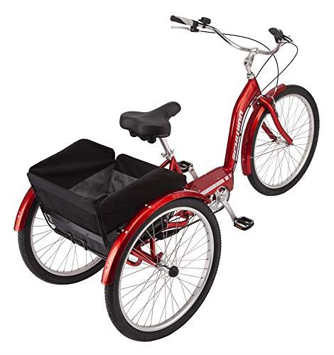 Three Wheel Cruiser Bike, 3-Speed, 26-Inch Wheels, Cargo Basket