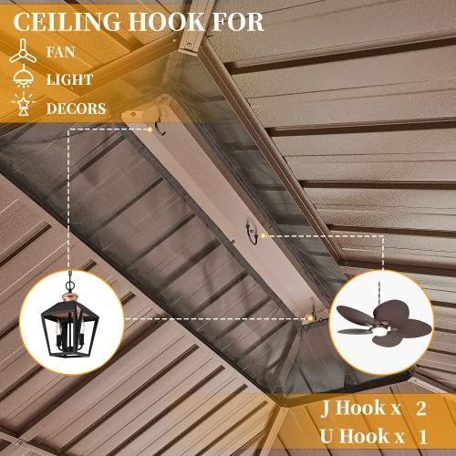 10�� X 13�� Hardtop Gazebo Galvanized Steel