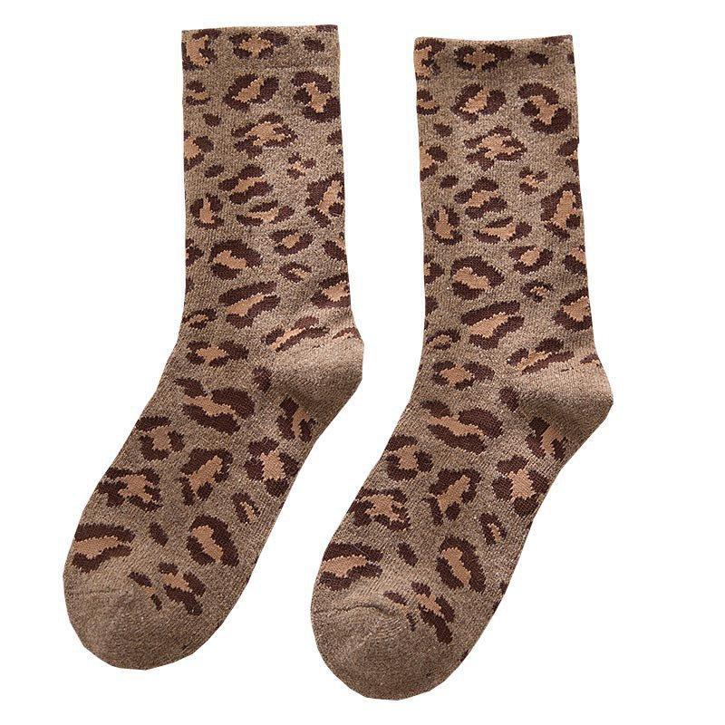 Women Casual Leopard Underwear & Socks