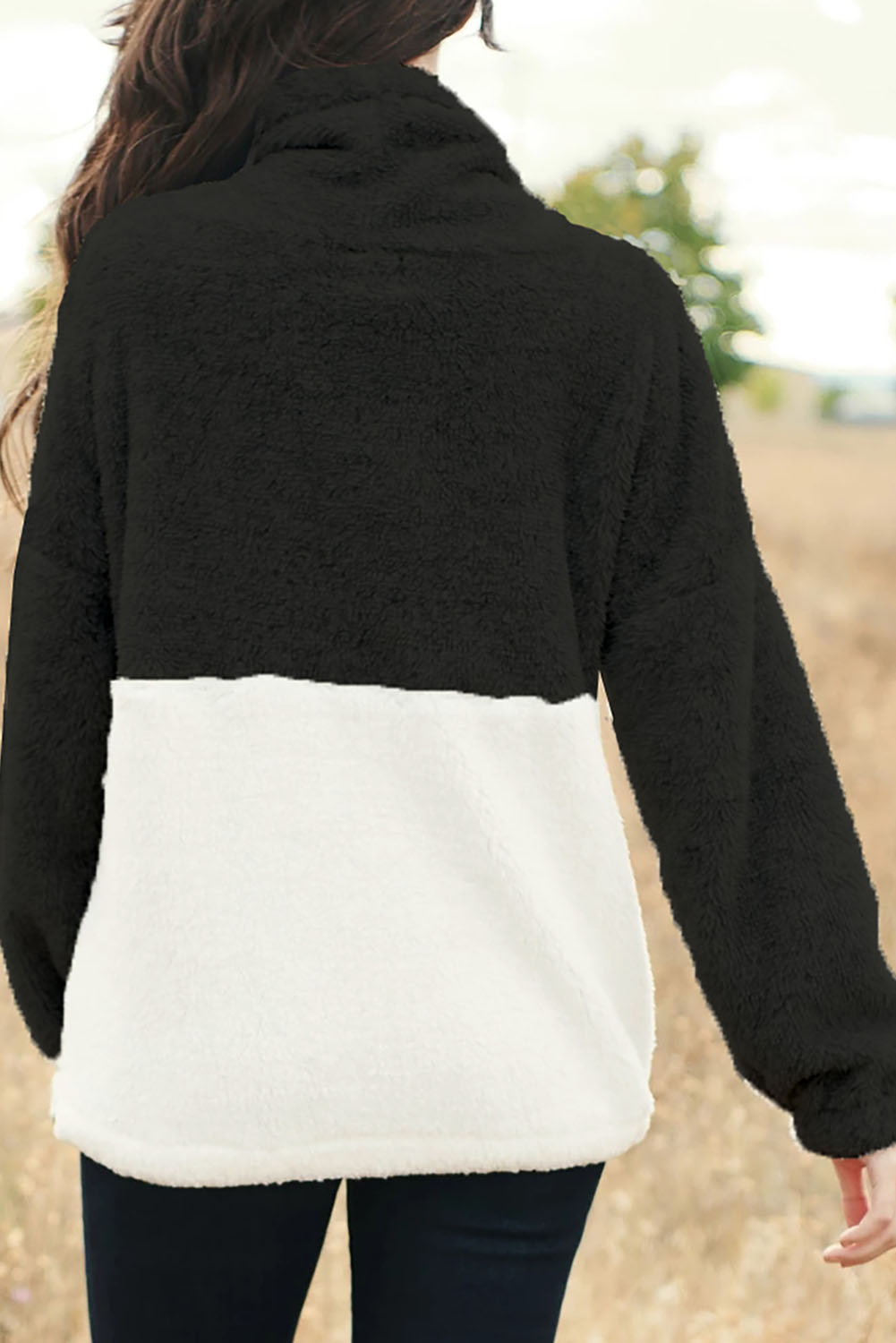Black Two Side Story Sweatshirt