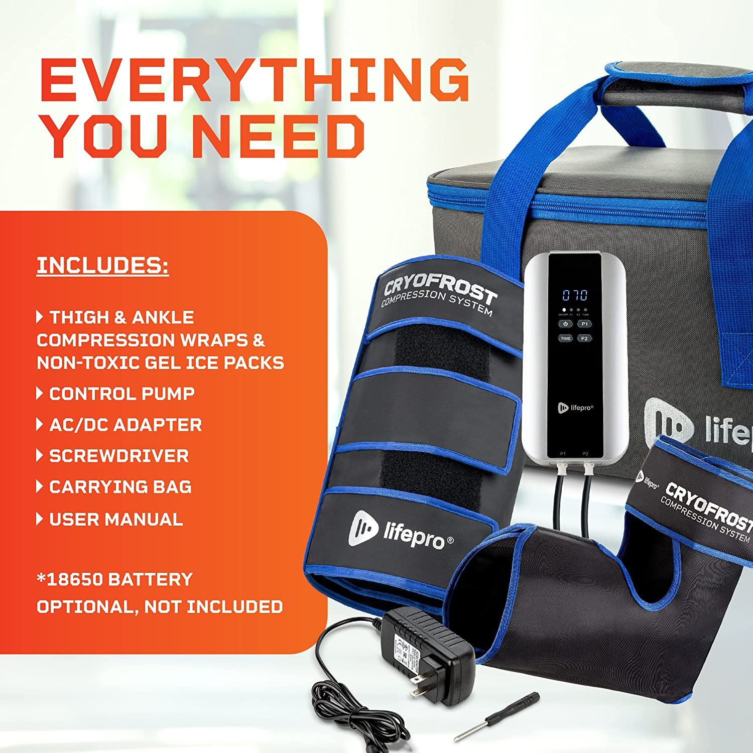 CryoFrost Compression System Blue