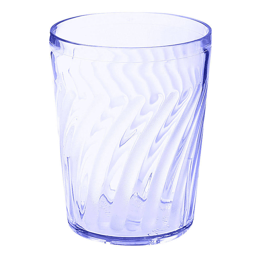 Plastic Reusable Tahiti Tumblers 12 oz 3.25 x 4.13 High Ball/Dietary Blue SAN,36 Packs