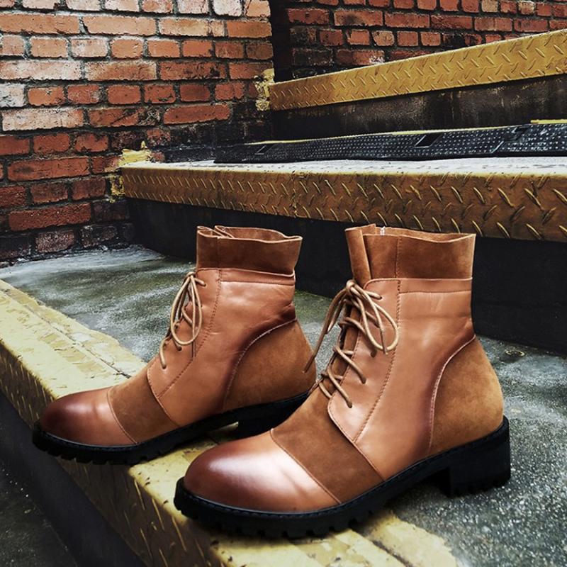 Women Vintage Booties Casual Plus Size Shoes