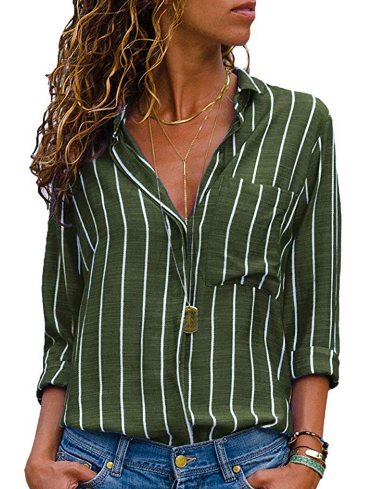 Polyester Printed/Dyed Casual Shirt
