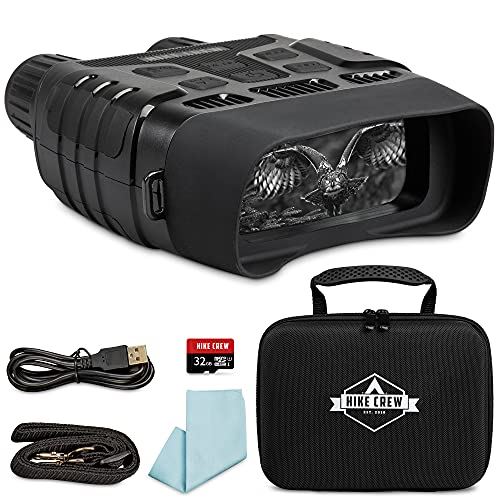 Hike Crew Digital Night Vision Binoculars, Capture HD Photos & Videos
