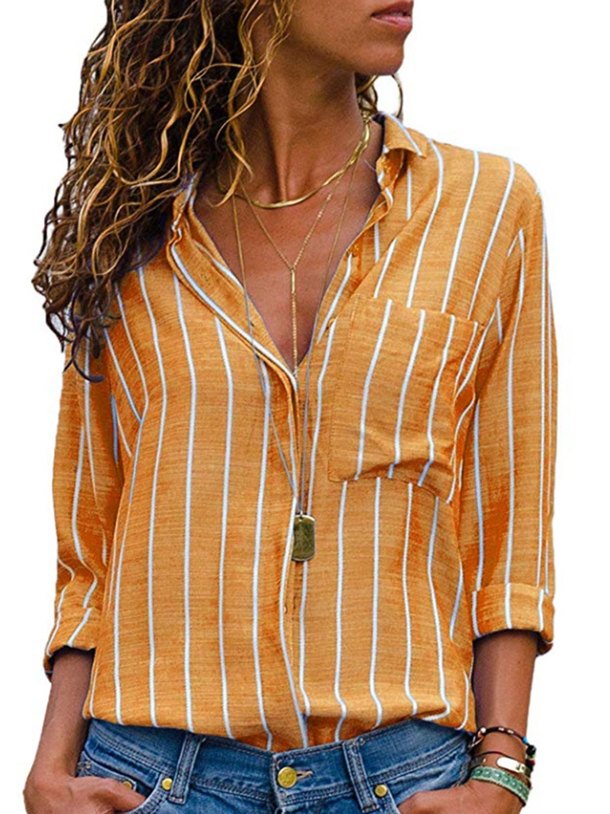 Polyester Printed/Dyed Casual Shirt