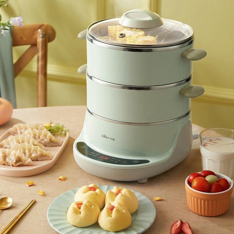 Little Bear MIUI 4L Electric Food Steamers Stainless 2 Layers Buffet Food Warmer