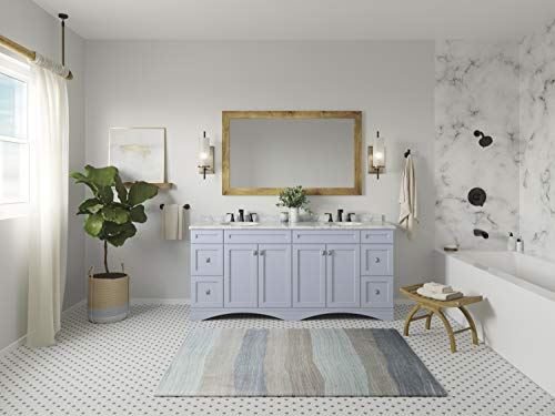 Jaida Waterfall Widespread Bathroom Sink Faucet, Tuscan Bronze