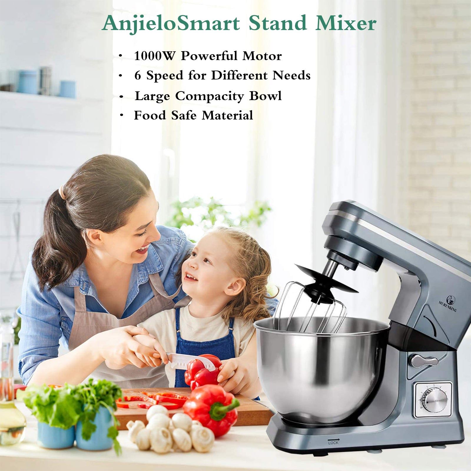 Kitchenaid Stand Mixer Household Automatic Multi-function Electric Dough Mixer