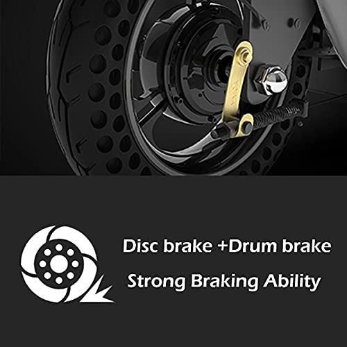 12Inches Off Road Powerful Fast Folding Kick Scooter, 49.7 Miles Long