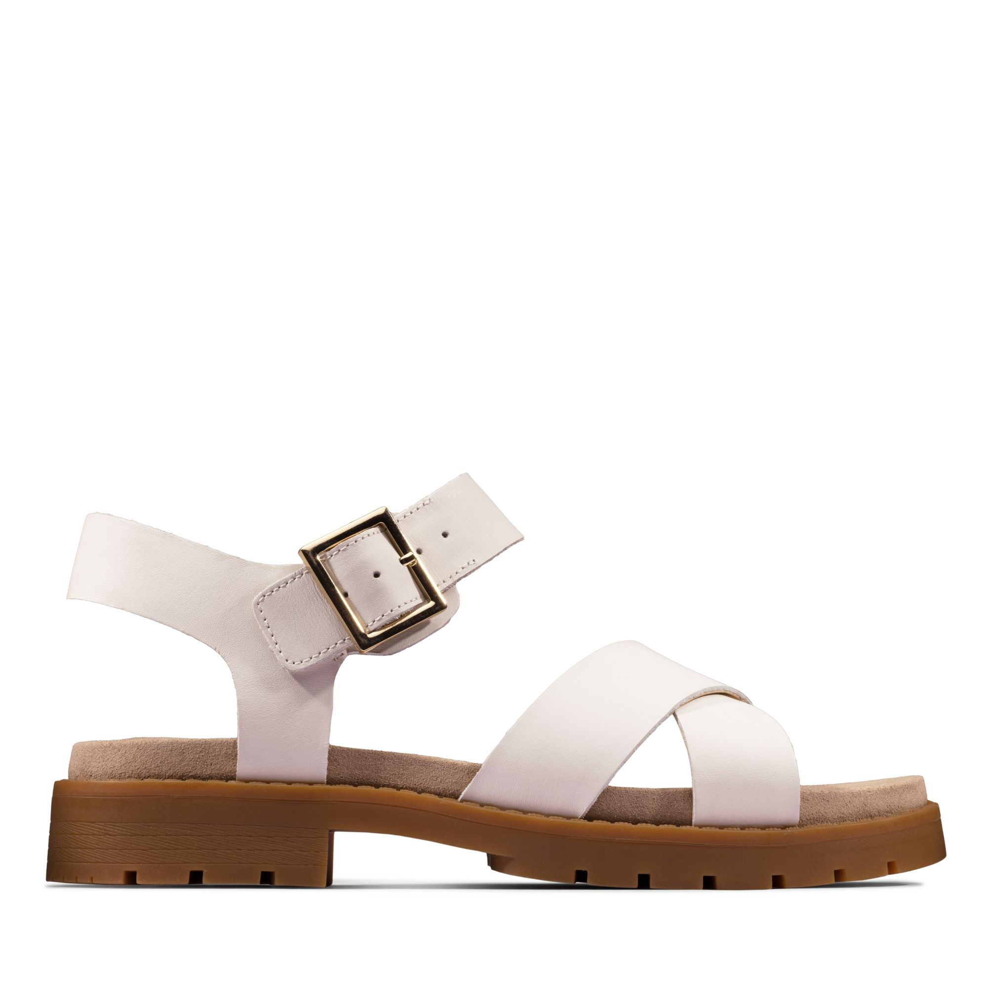 Women Sandals Orinoco Strap White Leather