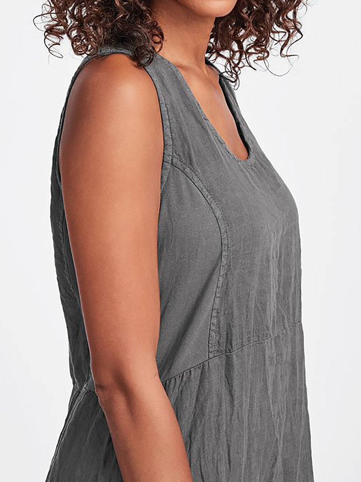 Casual Sleeveless Linen Maxi Dresses