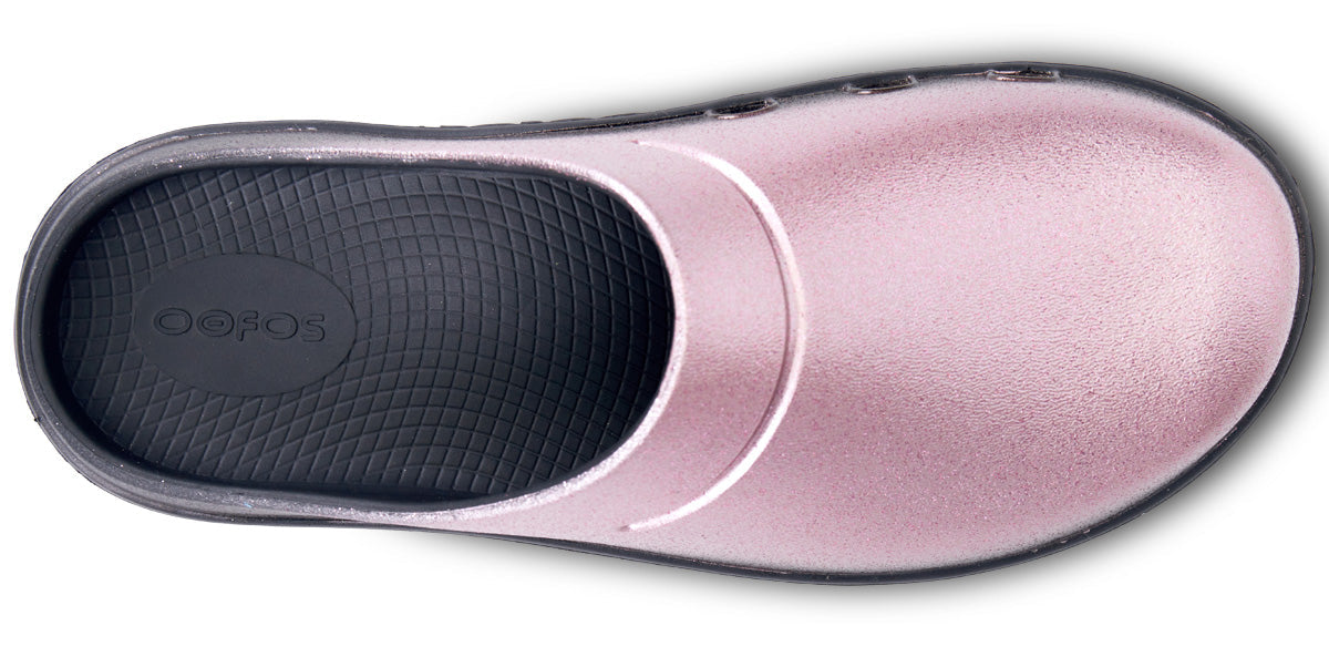 Women's OOcloog Luxe Clog - Rose Sparkle