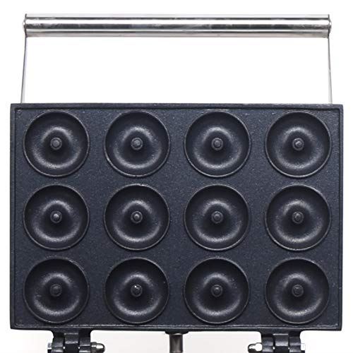 12 Grids 5cm Electric Donut Maker Machine Double-side Heating