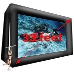 Portable Blow Up Projector Screen for Churches & Grand Parties with Rear Projection
